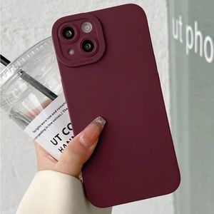 Burgundy iPhone 13 Case